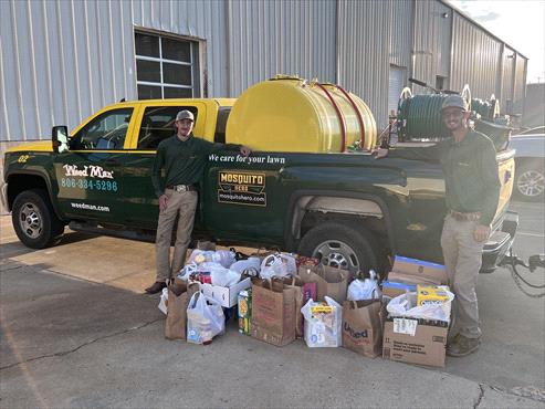 Weed Man Amarillo Donates 513 Pounds of Food to High Plains Food Bank